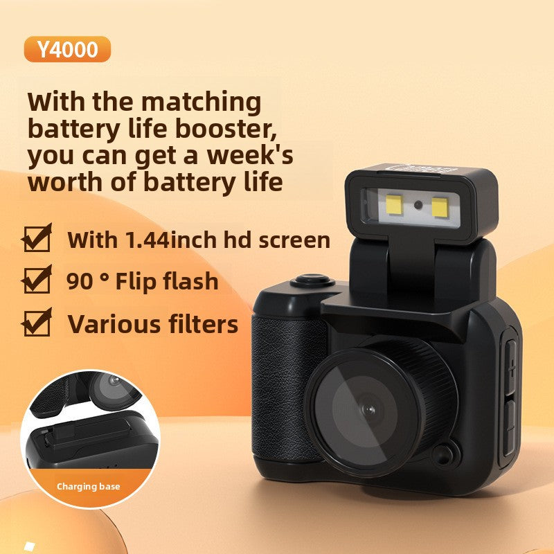 Y4000 MINI Small Camera Student Campus Portable Retro Filter Photo Video