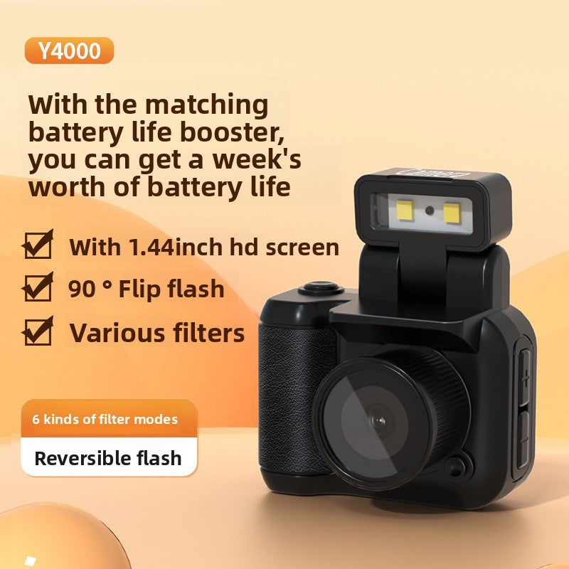 Y4000 MINI Small Camera Student Campus Portable Retro Filter Photo Video
