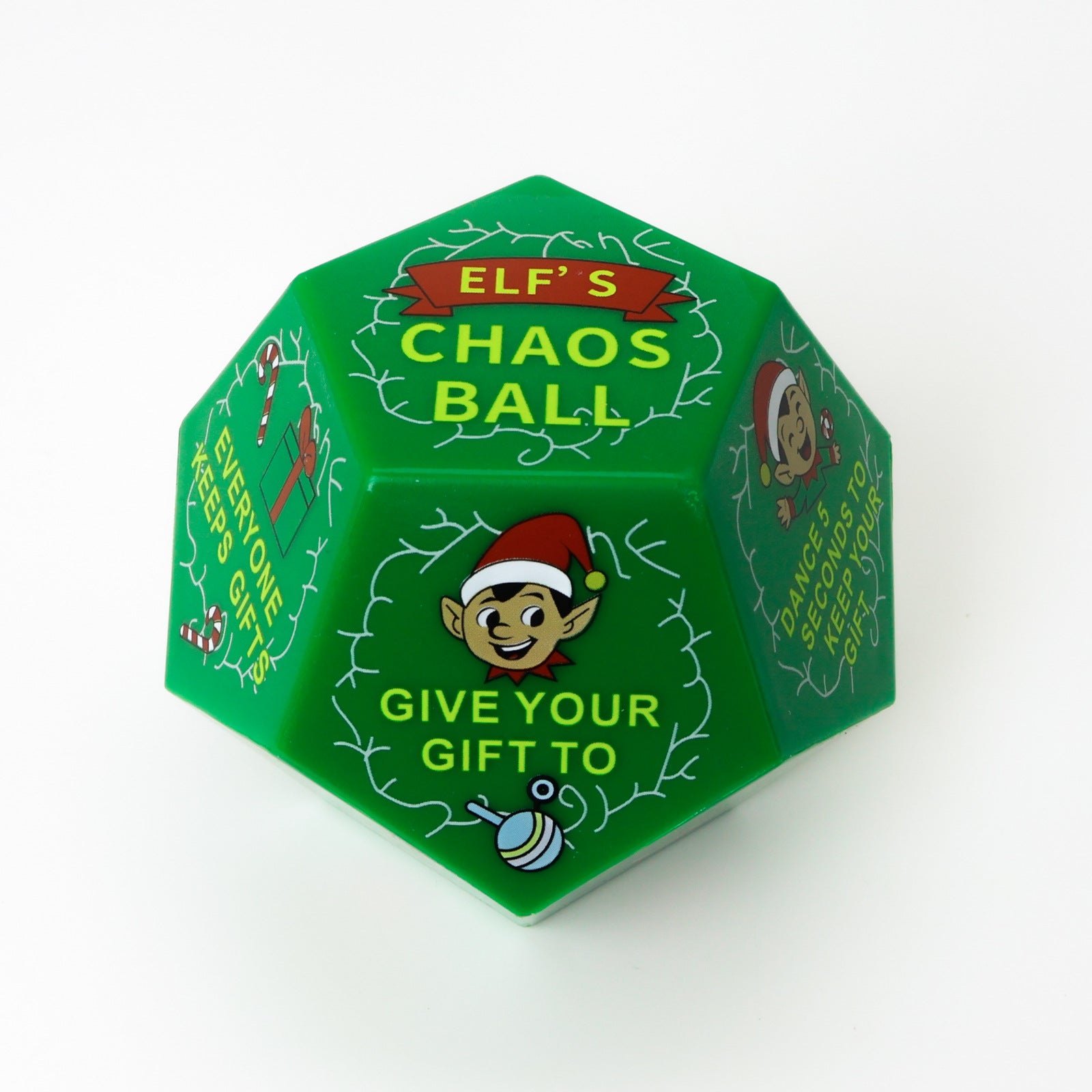 Dice Christmas Elf Theme Exchange Gift Colorful Dice