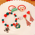 Hot Sale Christmas Bracelet Handmade Bracelet Colorful Bracelet Christmas Gift Wholesale Versatile Jewelry Children's Accessories