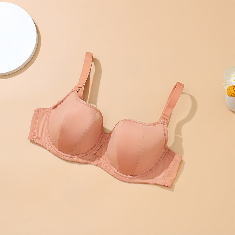 🎁🌈Plus Size Women's Underwear, Large Bust Minimizer, Anti-Sagging, Gathered, Breathable, Large Cup