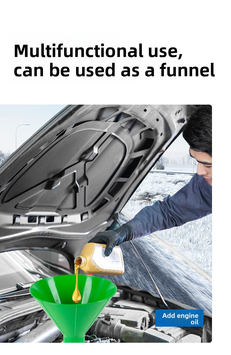 Car Snow Shovel Winter Funnel Snow Shovel ABS Multifunctional Car Windshield Defrosting and Deicing Snow Scraper