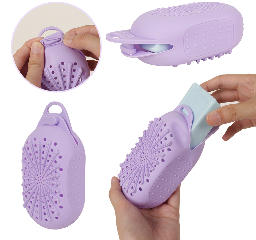 Soap Bag Foaming Net Soap Holder Hangable Soap Draining Soap Box Bath Cleaning Brush Particles