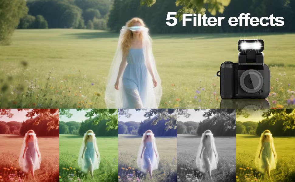Y4000 MINI Small Camera Student Campus Portable Retro Filter Photo Video