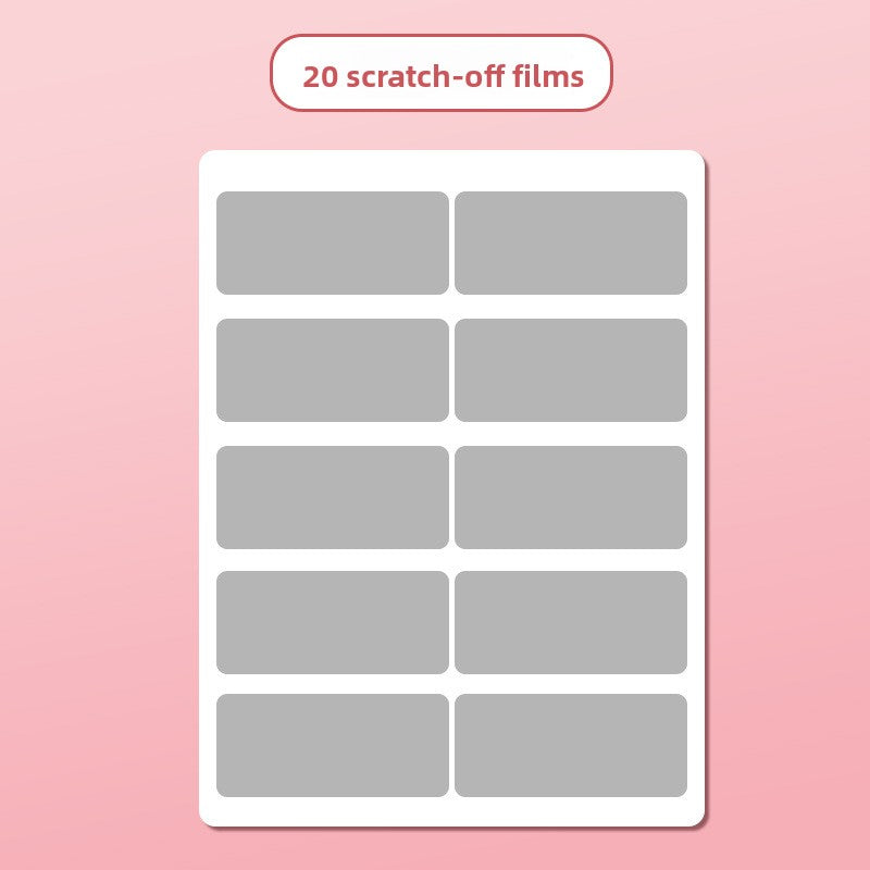 🎅🎄❄️ Christmas Scratch Cards Student Creative Handwritten Cards Friend Gifts Wish Cards Company Events Lucky Draw Scratch Cards🎁