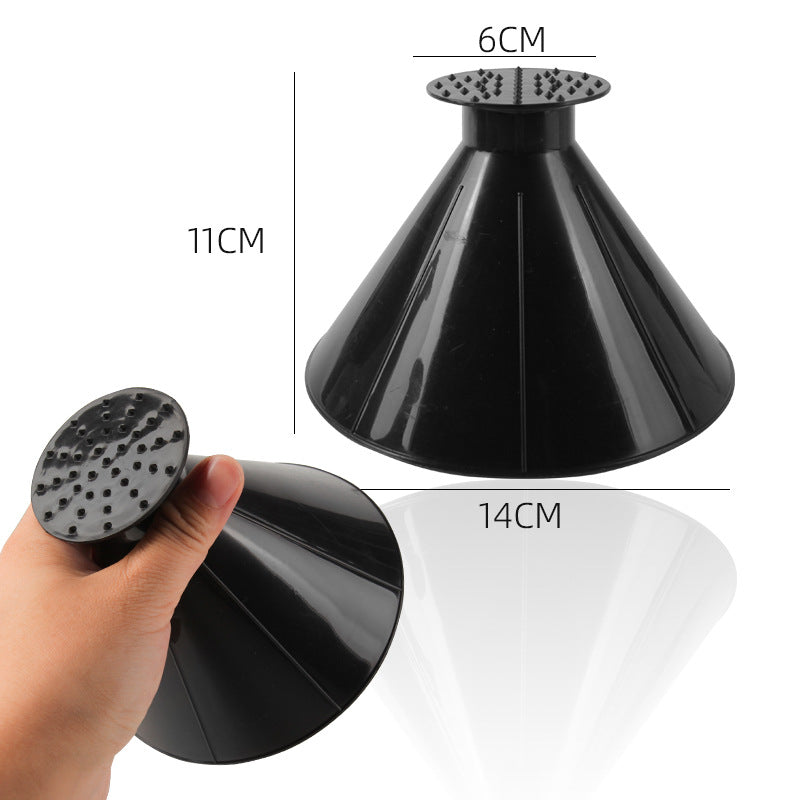 Car Snow Shovel Winter Funnel Snow Shovel ABS Multifunctional Car Windshield Defrosting and Deicing Snow Scraper