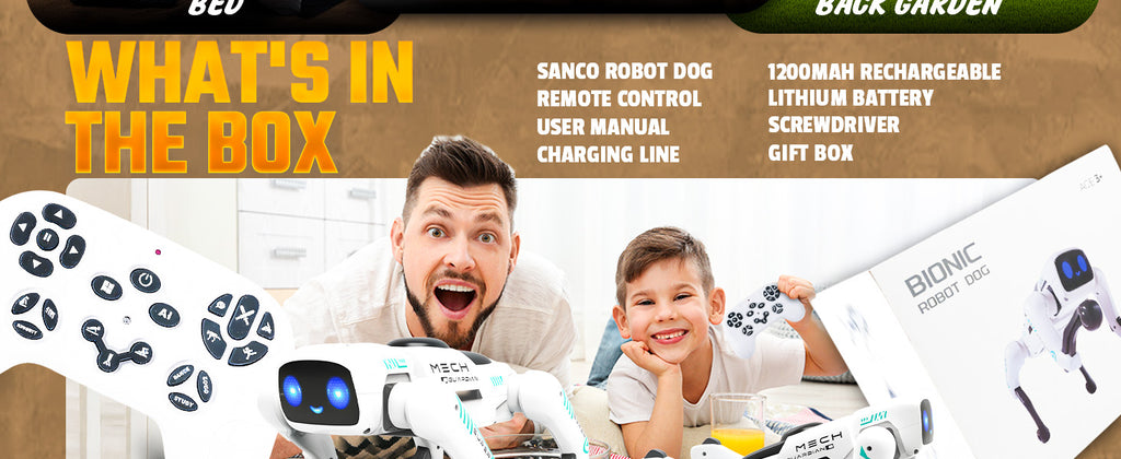 🌟 🌟Smart Robot Dog - Remote Control Robots Pets with APP Programming, Smart and Realistic Robotic Puppy, Interactive Actions and Perform Trick, Ideal Gifts for Kids Boys Adults