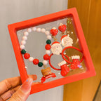 Hot Sale Christmas Bracelet Handmade Bracelet Colorful Bracelet Christmas Gift Wholesale Versatile Jewelry Children's Accessories