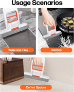 🌟🌟Mini Foldable Desktop Mop – Portable Versatile Wet & Dry Cleaning Sponge Mop for Home