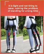 Portable Exoskeleton Wearable Seat for Fishing Outdoor Travel Multifunctional Chair