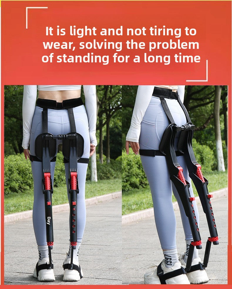 Portable Exoskeleton Wearable Seat for Fishing Outdoor Travel Multifunctional Chair