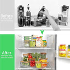 Creative New Product Turntable Organiz Refrigerator Storage Organization360Transparent Storage Tray Rack with Rotating Plate