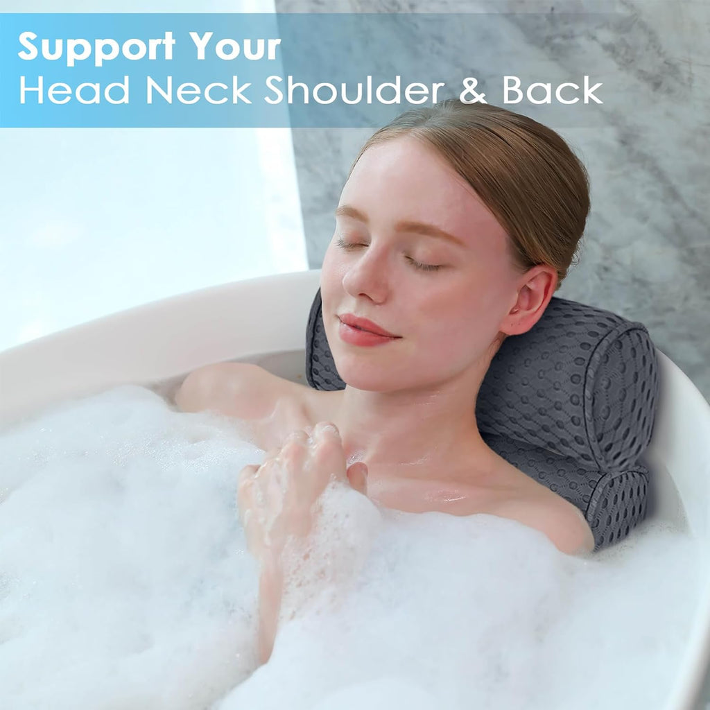 🌟 🌟 Luxury Bath Pillows for Tub，Bath Pillow Bathtub Pillows for Head and Neck