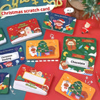 🎅🎄❄️ Christmas Scratch Cards Student Creative Handwritten Cards Friend Gifts Wish Cards Company Events Lucky Draw Scratch Cards🎁