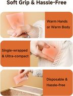 Hand Warmers 18 Count - Air Activated 10 Hours of Long Lasting Safe Natural Odorless Air Activated Warmers - Disposable Quick & Easy Activation, Portable Odor, Free Warmth for Hands 18 Pack