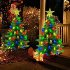 🎅🎄❄️Solar Christmas Pine Tree Light Outdoor Lawn Decoration Landscape Christmas Festival Atmosphere LED Garden lamp❄️🎄🎅