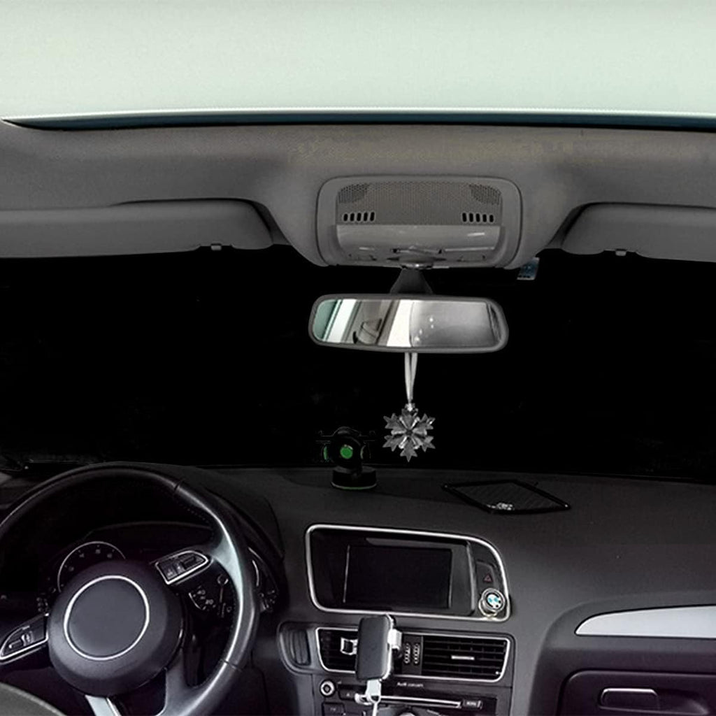 🌟🌟Windshield Snow Cover for Cars, Trucks, Vans - Waterproof, Windproof Winter Frost and Ice Removal Sunshade With Side Mirror Covers