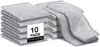 Non Scratch Wire Dishcloth, Multipurpose Wire Dishwashing Rag for Wet and Dry, Multifunctional Dish Rags for Washing Dishes, Reusable Steel Wool Scrubber for Kitchen Cleaning