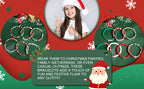 6 Pack Christmas Bracelets: Joy & Merry Candy-Style Stacks for Women & Teens - Perfect Christmas Gifts - Age 3 to Adult