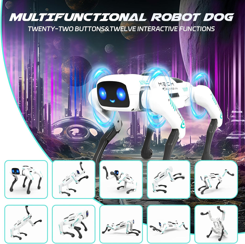 🌟 🌟Smart Robot Dog - Remote Control Robots Pets with APP Programming, Smart and Realistic Robotic Puppy, Interactive Actions and Perform Trick, Ideal Gifts for Kids Boys Adults