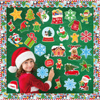 Christmas Party Decoration Set Merry Chrismas Decorate the bulletin board with Christmas wall stickers
