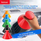 Car Snow Shovel Winter Funnel Snow Shovel ABS Multifunctional Car Windshield Defrosting and Deicing Snow Scraper