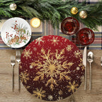 🎅🎄❄️ Decorative Table Mat Household Dining Table Drying Mat Wash-Free Heat Insulation Anti-Scalding Mat Soft Diatomaceous Earth Water Absorption Mat🎁🌈