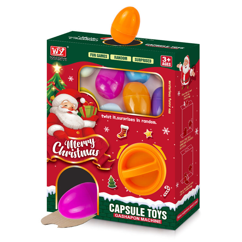 Christmas Gift Gashapon Machine Children's Toys Surprise Mini Blind Box Boys and Girls Cross-Border Wholesale Christmas