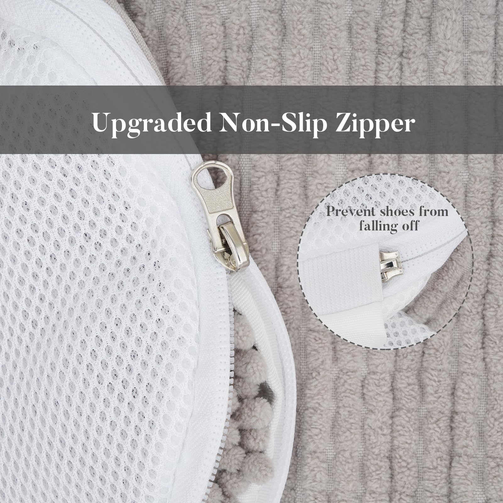 🌟 🌟Upgraded Lazy Shoe Washing Bag Washing Machine Cleaning Care Bag Convenient Anti-Deformation Cleaning Sports Shoes Multi-Use