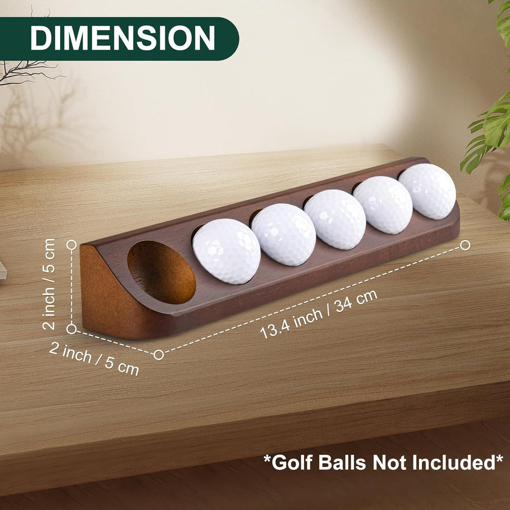 Hot-Selling Golf Ball Storage Rack Home Living Room Desktop Decoration Ornament Wooden Golf Ball Display Rack