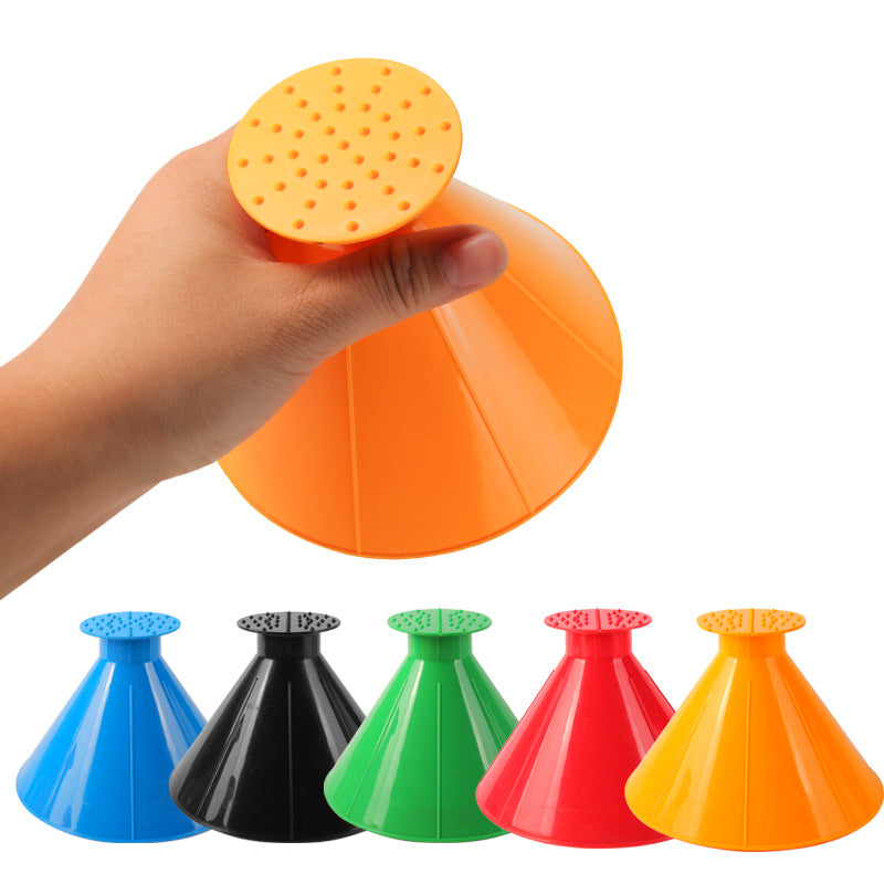 Car Snow Shovel Winter Funnel Snow Shovel ABS Multifunctional Car Windshield Defrosting and Deicing Snow Scraper