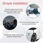 🌟🌟Windshield Snow Cover for Cars, Trucks, Vans - Waterproof, Windproof Winter Frost and Ice Removal Sunshade With Side Mirror Covers