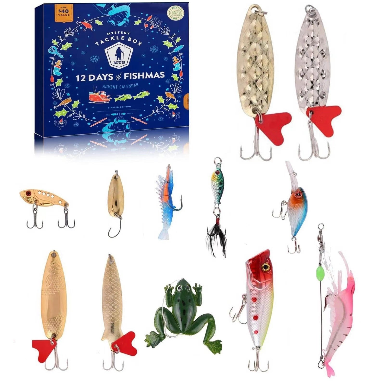 New Fishing Blind Box Set Simulated Fishing Lure  Set for Creative Fishing Enthusiasts