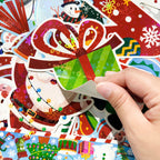 Christmas Party Decoration Set Merry Chrismas Decorate the bulletin board with Christmas wall stickers