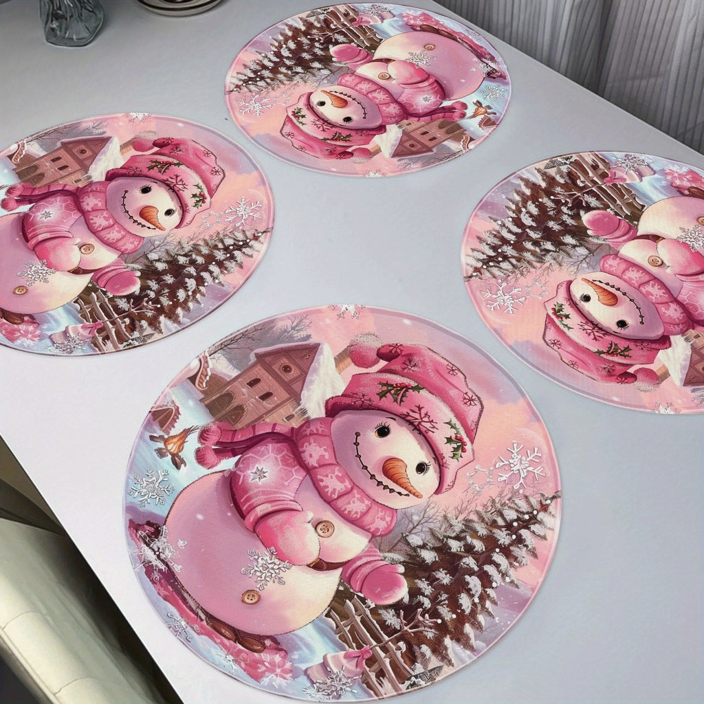 🎅🎄❄️ Decorative Table Mat Household Dining Table Drying Mat Wash-Free Heat Insulation Anti-Scalding Mat Soft Diatomaceous Earth Water Absorption Mat🎁🌈