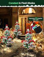 🎅🎄❄️Solar Christmas Pine Tree Light Outdoor Lawn Decoration Landscape Christmas Festival Atmosphere LED Garden lamp❄️🎄🎅