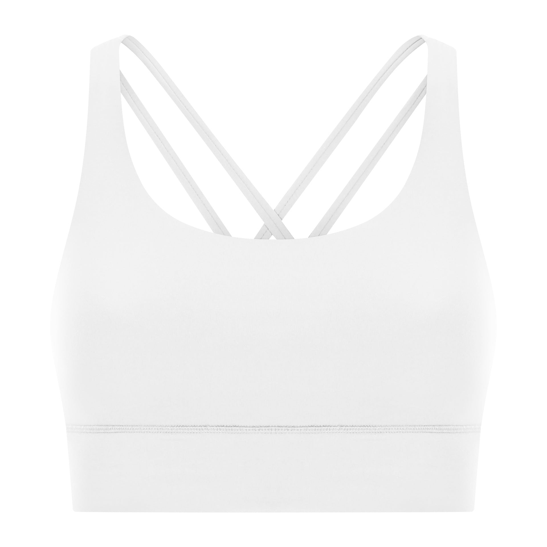 🎁🌈New Cross Back Yoga Bra Double-sided Brushed Bare-feel High-strength Shockproof Push-up Sports Bra
