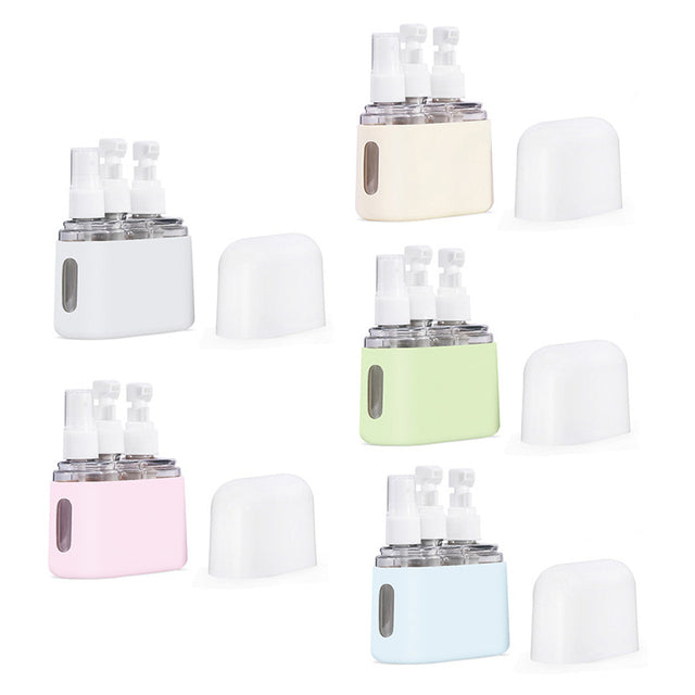 4-in-1 Leakproof Travel Pump Bottle Set