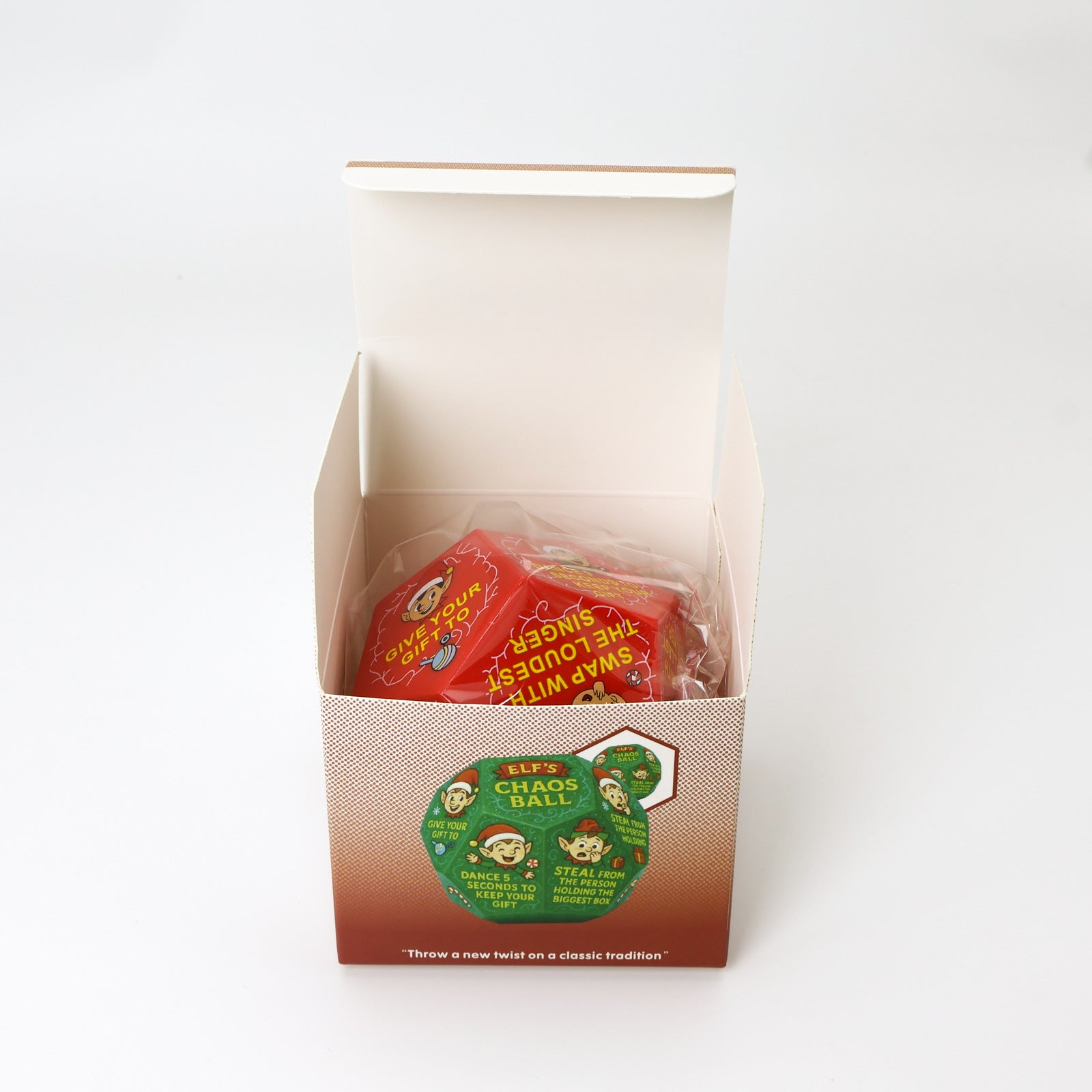 Dice Christmas Elf Theme Exchange Gift Colorful Dice