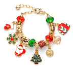 New Christmas Blind Box Bracelet Heaven and Earth Cover Box Anti-Drop diy Handmade Beaded Bracelet gold Children's Bracelet