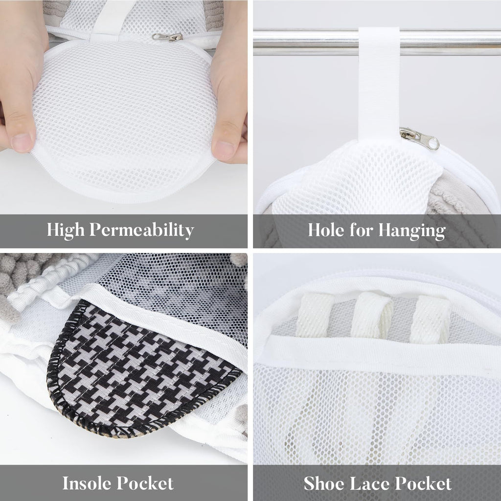 🌟 🌟Upgraded Lazy Shoe Washing Bag Washing Machine Cleaning Care Bag Convenient Anti-Deformation Cleaning Sports Shoes Multi-Use