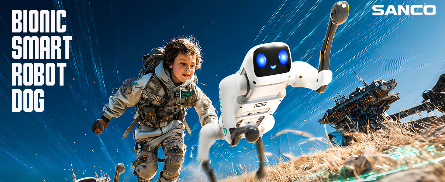 🌟 🌟Smart Robot Dog - Remote Control Robots Pets with APP Programming, Smart and Realistic Robotic Puppy, Interactive Actions and Perform Trick, Ideal Gifts for Kids Boys Adults