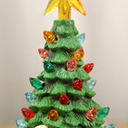 🎅🎄❄️Old Man Tree Resin Ornament Christmas Celebration Mall Window Cute Style Glowing Craft🎁🌈