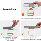 🌟🌟Mini Foldable Desktop Mop – Portable Versatile Wet & Dry Cleaning Sponge Mop for Home