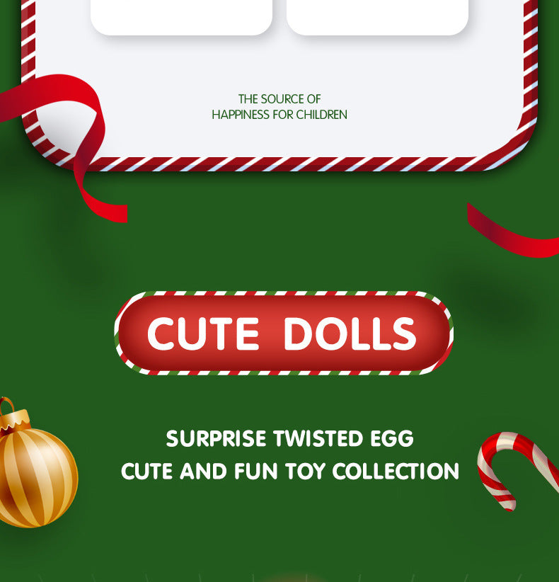 Christmas Gift Gashapon Machine Children's Toys Surprise Mini Blind Box Boys and Girls Cross-Border Wholesale Christmas