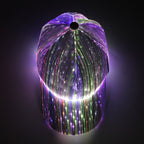 🌟  🌟 Hot sale new led Fiber Optic Glowing Hat Bar Disco Glowing Baseball Cap Hip Hop Couple Flashing Hat 🌟  🌟