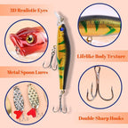 New Fishing Blind Box Set Simulated Fishing Lure  Set for Creative Fishing Enthusiasts