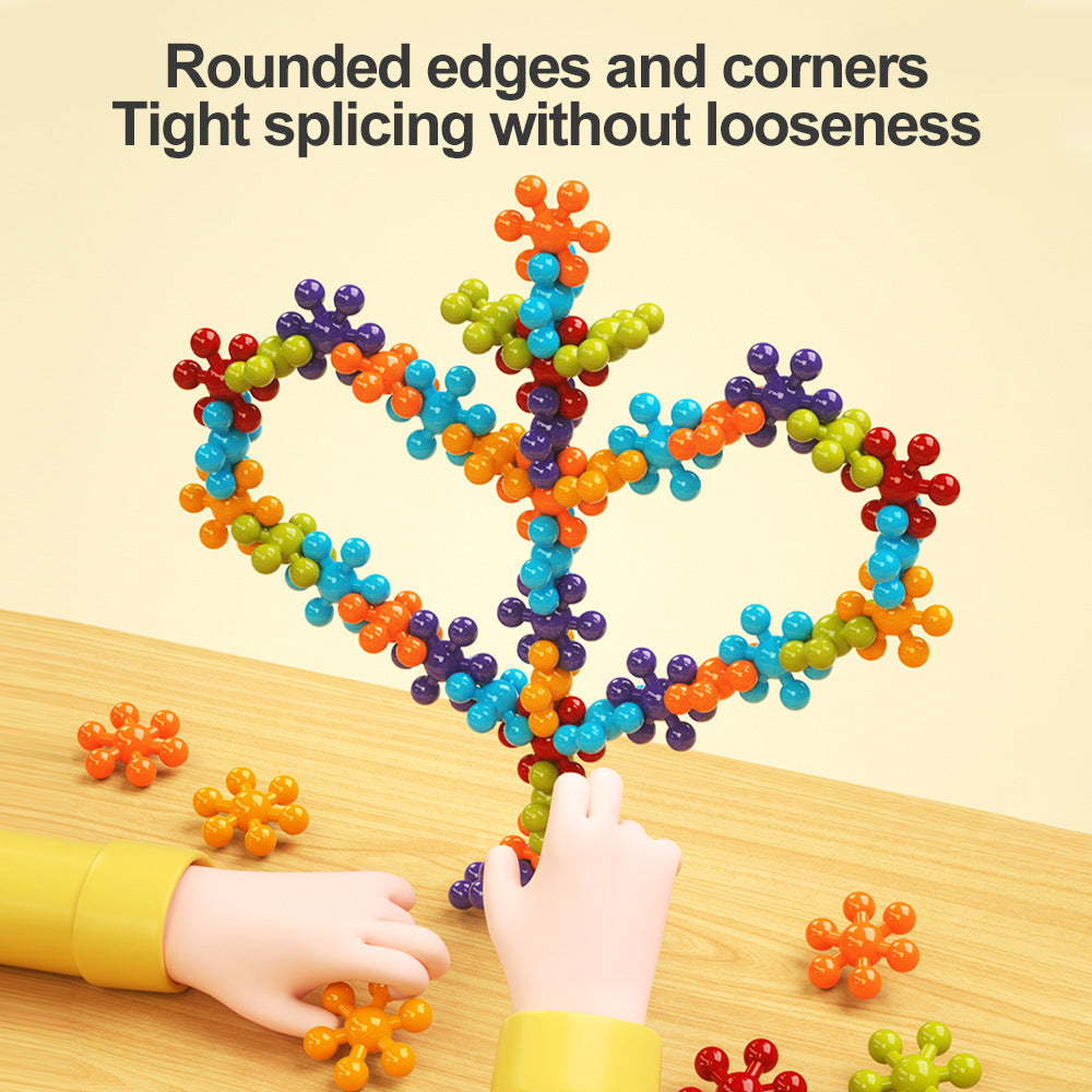 Plum Blossom Building Blocks Kindergarten educational early learning particle toys wholesale3-6Years Old