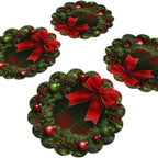 🎅🎄❄️ Decorative Table Mat Household Dining Table Drying Mat Wash-Free Heat Insulation Anti-Scalding Mat Soft Diatomaceous Earth Water Absorption Mat🎁🌈