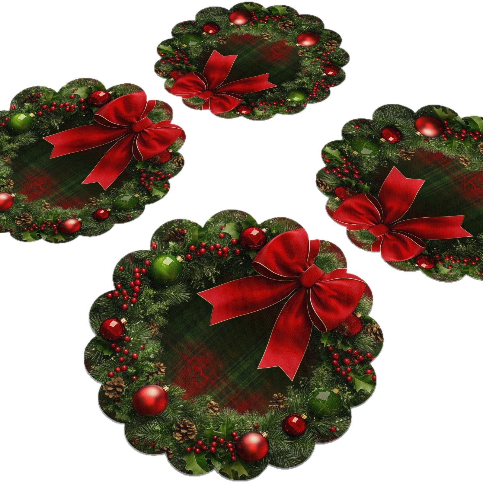 🎅🎄❄️ Decorative Table Mat Household Dining Table Drying Mat Wash-Free Heat Insulation Anti-Scalding Mat Soft Diatomaceous Earth Water Absorption Mat🎁🌈